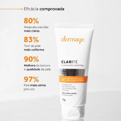 DERMAGE CLARITE CLAREADOR CORPORAL 75G
