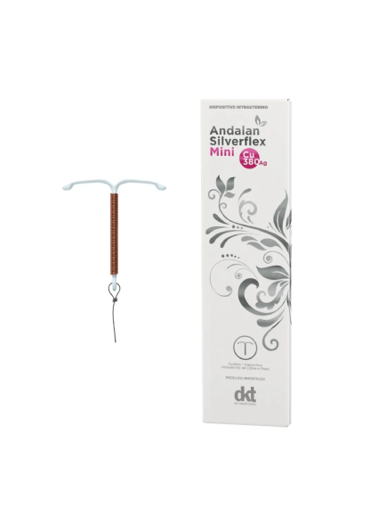 DISPOSITIVO DIU ANDALAN SILVER FLEX MINI CU 380 C/ PRATA