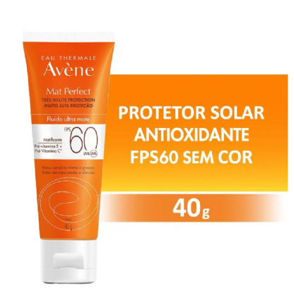 Protetor Solar Facial Avene FPS 60 Mat Perfect 40g