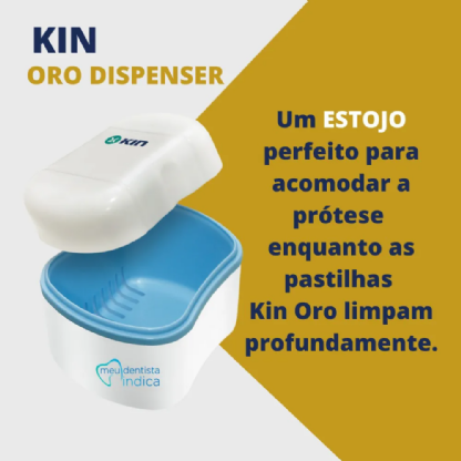 ESTOJO PARA PROTESE DENTARIA KIN ORO.