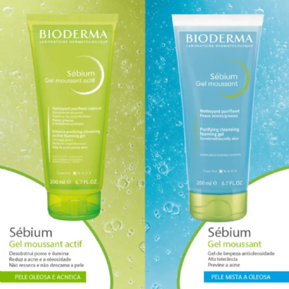 BIODERMA SEBIUM GEL MOUSSANT ACTIF 100ML