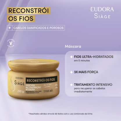 SIAGE MASC RECONSTROI FIOS 250ML