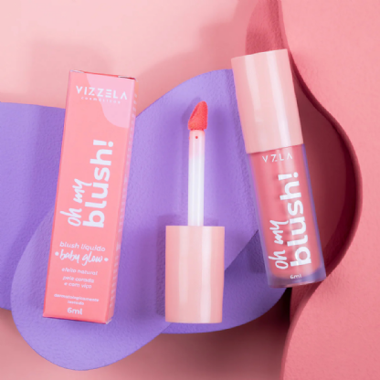 VIZZELA BLUSH LIQUIDO BABY GLOW COR 01